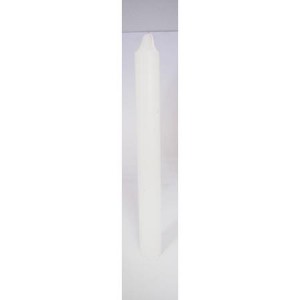 vela blanca 20 x 2 cm
